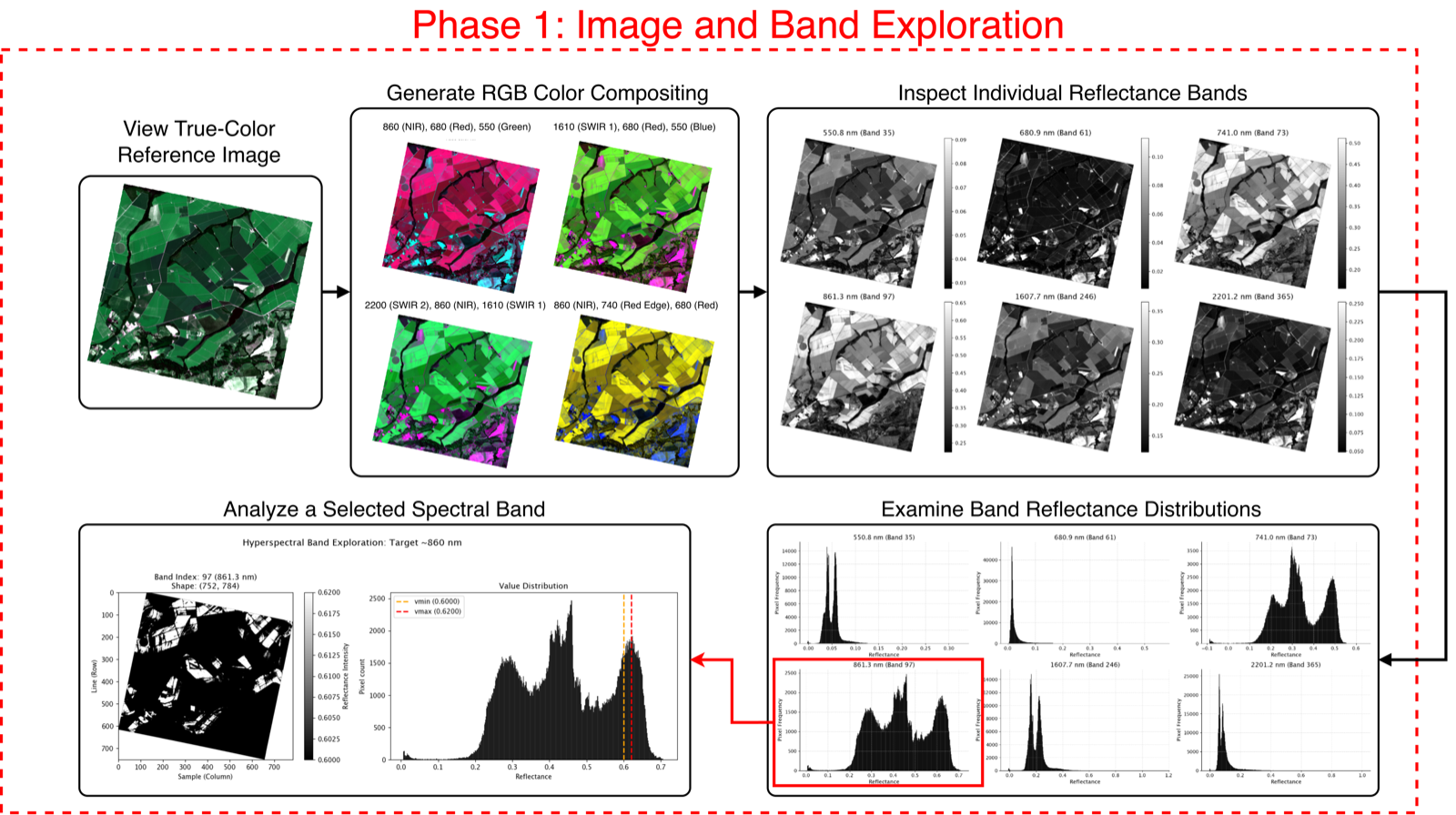 Phase 1: Image and Band Exploration Workflow